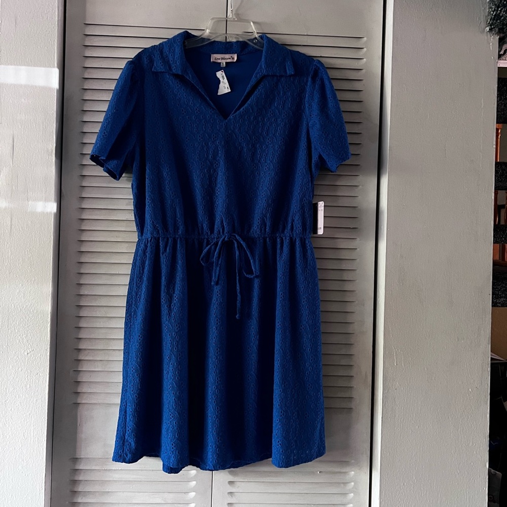 Love Blossom Eyelet Midi Dress